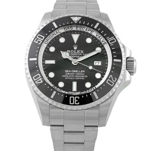 Rolex Sea-Dweller Deepsea esfera negra reloj de acero 116660 - Imagen 1 de 5