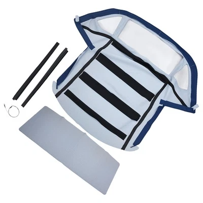 Tampo conversível azul para Mercedes-Benz 380SL 450SL R129 1975-1985 PVC - Imagem 1 de 4