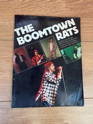 RARE The Boomtown Rats Songbook 1979 Melody Lyrics Chords Vintage Paperback - Image 1 of 4