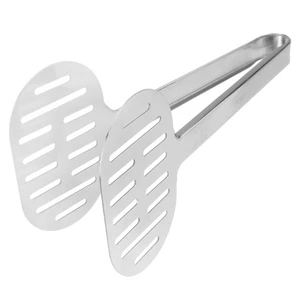 Stainless Steel Multifunction Anti-scald Food Clip Tong Kitchen Serving Tongs - Picture 1 of 12