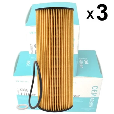 3x Engine Oil-Filter A1041800109 A1041800709 For Mercedes-Benz 300CE C230 E320 Foto 1 de 4