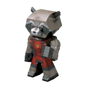 Kit 3D de Fascinations Metal Earth Legends Guardianes de la Galaxia - Rocket Raccoon - Imagen 1 de 2