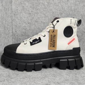Palladium Damen Stiefel 10 weiß Plateau Kampfstiefel klobige Sohle Revolt Hi TX - Bild 1 von 19