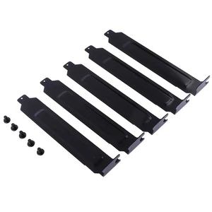 5pcs/lot Black metal slot covers dust filter blanking plate for PCI JwTSA Hc - Photo 1/8