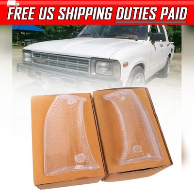 Clear Corner Lamp Light only Lens For Toyota Hilux LN40 RN40 Pickup 1981 82 83 - Image 1 of 4