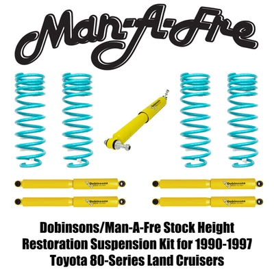 Kit de suspensión sin elevación Dobinson para Toyota Land Cruisers serie 80 1990-1997 Foto 1 de 4