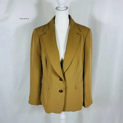 Chaqueta Donna Karan Mujer Tostada/Camel Talla 12 Totalmente Forrada Foto 1 de 4