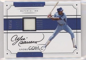 2017 Panini National Treasures Material Ink /30 Andre Dawson #MI-AD Auto HOF