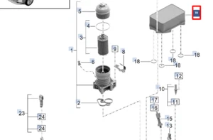 PORSCHE MACAN 95B.2 Oil Cooler 9A711701530 9A7.117.015.30 NEW GENUINE - Picture 1 of 2