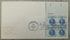 First Day Of Issue Gustaf Mannerheim 1960 Vintage Stamp Posted Envelope Cover - Picture 1 of 4