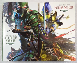 2x Gav Thorpe Books Path of the Warrior & Path Of The Seer Warhammer 40k PB - Picture 1 of 9
