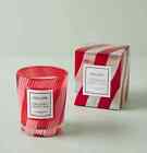 Anthropologie Candle VOLUSPA Glass CRUSHED CANDY CANE Scented Coconut USA NWT