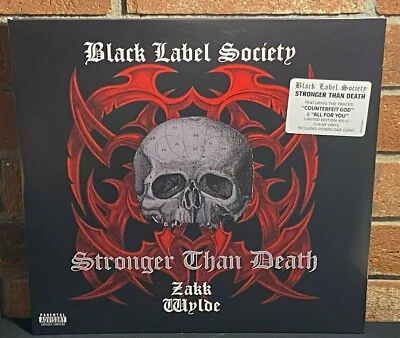 BLACK LABEL SOCIETY - Stronger Than Death, Ltd 180G 2LP CLEAR VINYL Gatefold New Foto 1 de 4