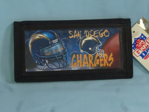 SAN DIEGO CHARGERS (now Los Angeles)  Sublimation Logo Checkbook  NWT Cover