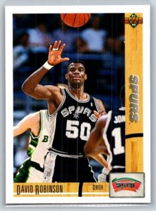 1992 Upper Deck McDonalds French #31 David Robinson  NM+