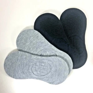 NWOT Kid's YOUTH Boys Girls Thin SOCKS No Show GRAY BLACK 4-Pack 7-9Y - Picture 1 of 4