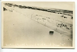 Vintage Postcard Looking North from Richland "Y" Richland WA RPPC Johnson 11-1 - Picture 1 of 2