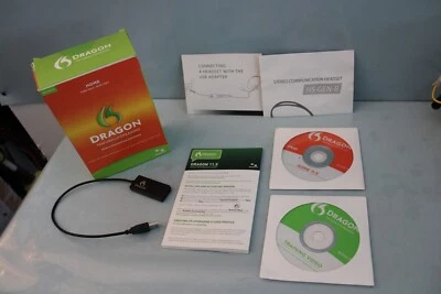 Dragon Nuance Naturally Speaking Home Version 11 w/2 CD & BOX - Image 1 of 4