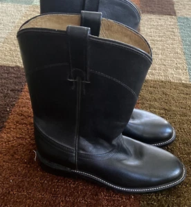 Stivali western da cowboy in pelle taglia 5 D - Foto 1 di 9