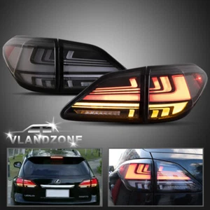 Smoked LED Tail Lights For Lexus RX350 RX450 RX270 2010-2015 Rear Lamp Assembly - Picture 1 of 11