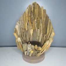 Natural Wood Pillar Candle Holder Rustic Driftwood Sculpture Beach Philippines L
