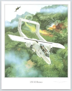 Rockwell International OV-10 Bronco Reconnaissance c1993 Fellows Ferguson Print - Bild 1 von 5