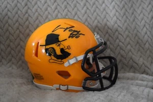 CAMERUN PEOPLES APPALACHIAN STATE MOUNTAINEERS SIGNED MINI HELMET W/COA - Picture 1 of 4