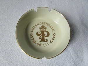 Schönwald Porzellan Werbe-Aschenbecher Intercontinental Hotel Paris Ascher Rar - Picture 1 of 5