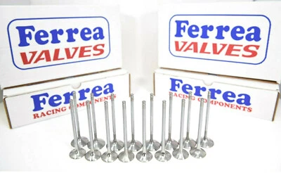 Ferrea 6000 Series Valves STD Size Honda Acura B16A B18C DOHC VTEC B-Series GSR - Image 1 of 3