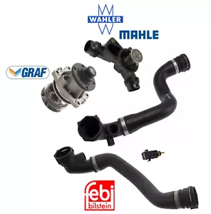 OES Water Pump Thermostat Upper Lower Hose Temperature Sensor 5pc for BMW E53 X5 - Picture 1 of 1