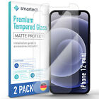 smartect Schutzglas Matt fr iPhone 12 mini, Anti-Kratzer, 9H-Hrte, 2 Stck