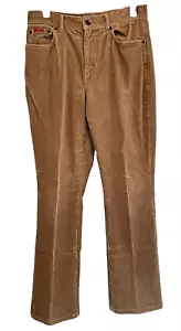 Chaps 4 Women's Tan Corduroy Pants Straight Leg Mid Rise Light Brown - Picture 1 of 7