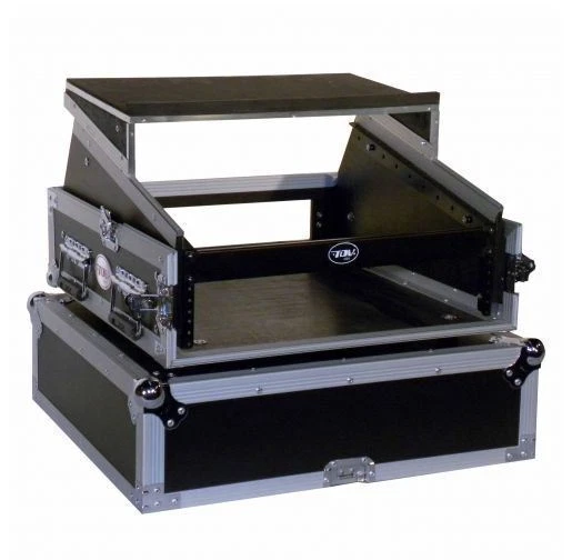 Pro X T-2MR LT 2U x 10U Space Slant Combo DJ Rack Case+FREE Sliding Laptop Shelf - Image 1 of 4