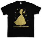 Beauty And The Beer T Shirt Fun Alcohol Drunk Intoxicated Party Drunken Hangover