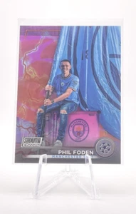 Phil Foden 2022-23 Topps Stadium Club UEFA Rosa Rojo Carga Eléctrica #47 Man City - Imagen 1 de 14
