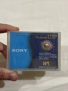 SONY Premium 125P Data Cartridge 12.0GB - DGD125P  -  NEW sealed in pkg - Picture 1 of 4