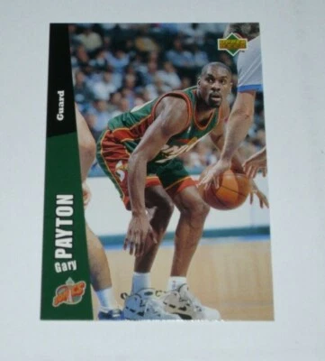 Upper Deck Folz Minis Card Basketball 1997 Gary Payton Seattle Sonics NBA #31 - Image 1 of 2
