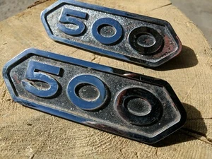Dodge Truck Fender Emblems Vintage d500 w500 - Picture 1 of 5
