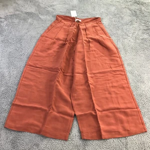 Meadows Pants Womens 12US Sanne Trouser Orange Wide Leg Relax Baggy Casual fdg54 - Picture 1 of 9
