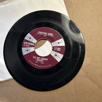 The Ray Conniff Singers Christmas Bride/Silver Bells Columbia Records 45 Foto 1 de 4