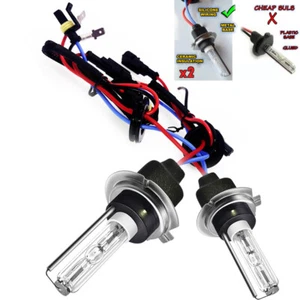 2X 55W H+7 HID Xenon Scheinwerfer Auto ersetzen Birnen Metall Basis Lampen 6000K - Bild 1 von 12