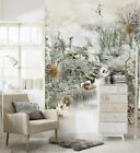 254x184cm Wall mural wallpaper for bedroom living room Wild Garden white decor