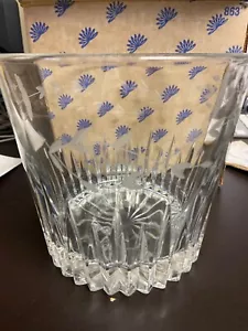 PRINCESS HOUSE Heritage Clear Crystal Cut Floral Design Ice Bucket - Picture 1 of 3