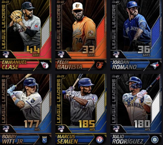 [DIGITAL] Topps Bunt - League Leaders 23 - American League Relic - Pick - Image 1 of 1