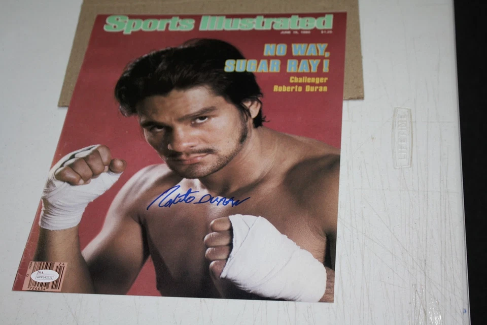 ROBERTO DURAN SPORTS ILLUSTRATED 6/16/1980 SIGNED AUTO 11X14 PHOTO JSA WITNESS! - Image 1 of 1