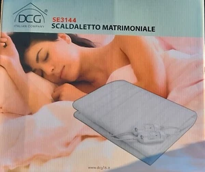 Scaldaletto matrimoniale DCG 160x140cm BIANCO 100% 3 TEMPERATURE - SE3144 - Foto 1 di 3