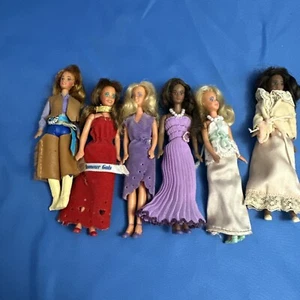 Vintage Kenner Glamour Mädels 6 Stück. Poseable and Biegable - Bild 1 von 14