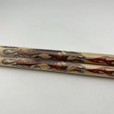 Dragon Fire Pattern Drum Sticks Stocking Stuffer