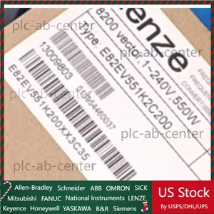 US Free TAX NUEVO LENZE E82EV551K2C200 PLC INVERSOR DE FRECUENCIA 8200 VECTOR 0.55kW - Imagen 1 de 3