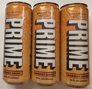 PRIME ENERGY DRINK - DREAM POP *EXCLUSIVO DE EE. UU.* Paquete de 3 en mano y listo para enviar - Imagen 1 de 6